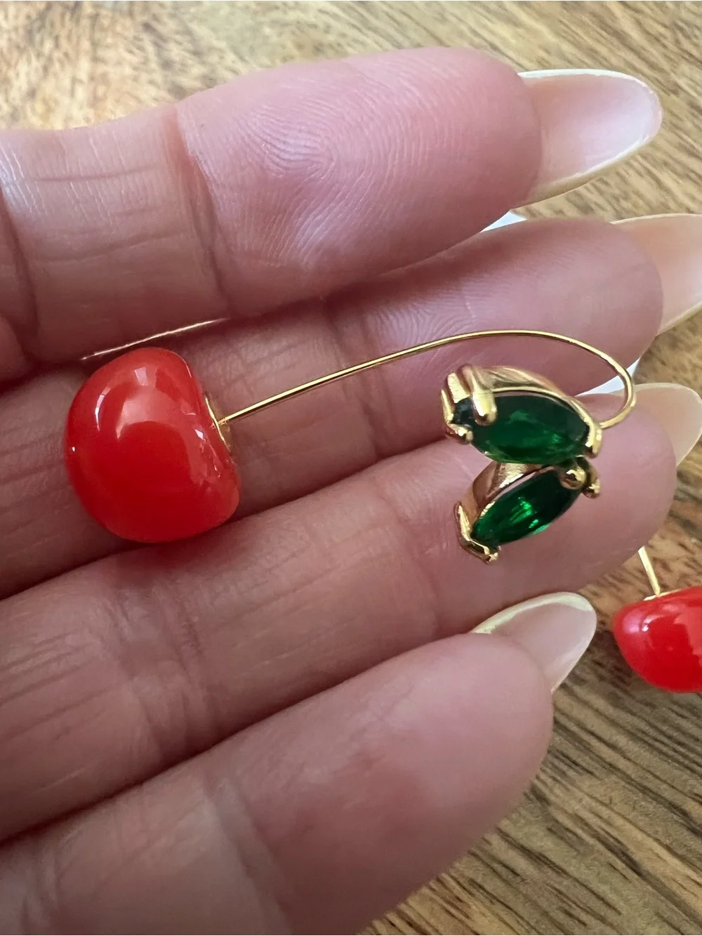 kate spade New York Mon Cherie Red Cherry Drop Earrings🍒🍒 - Picture 5 of 5